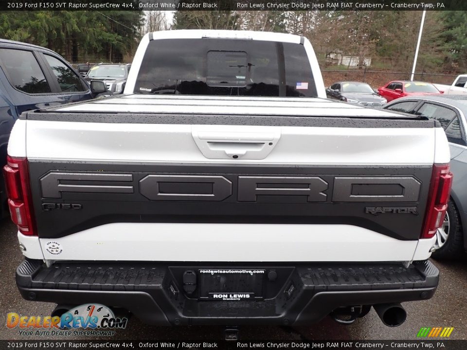 2019 Ford F150 SVT Raptor SuperCrew 4x4 Oxford White / Raptor Black Photo #4