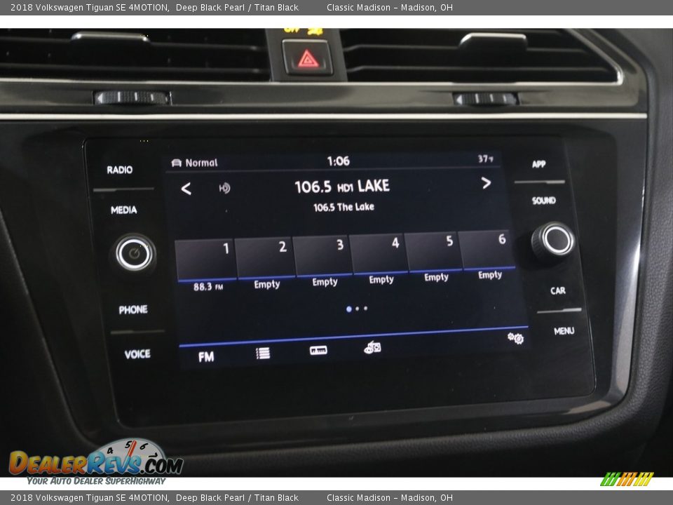 2018 Volkswagen Tiguan SE 4MOTION Deep Black Pearl / Titan Black Photo #10