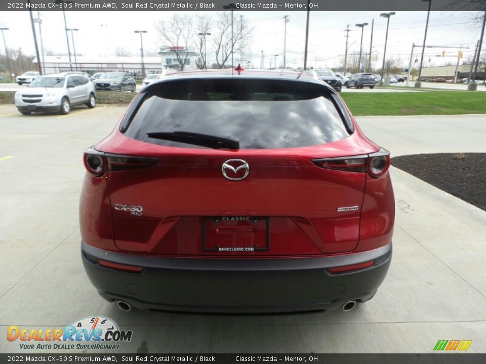 2022 Mazda CX-30 S Premium AWD Soul Red Crystal Metallic / Black Photo #5