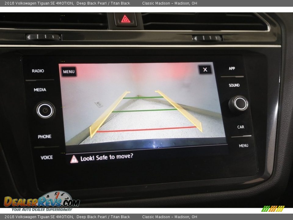 2018 Volkswagen Tiguan SE 4MOTION Deep Black Pearl / Titan Black Photo #12