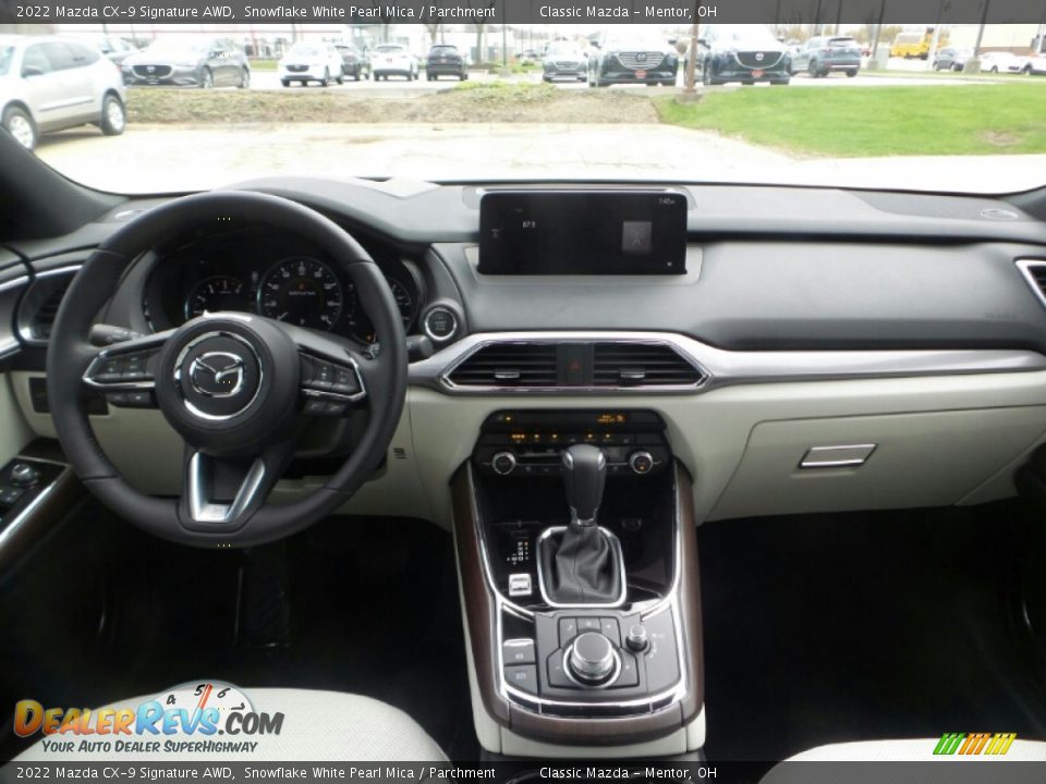Dashboard of 2022 Mazda CX-9 Signature AWD Photo #3