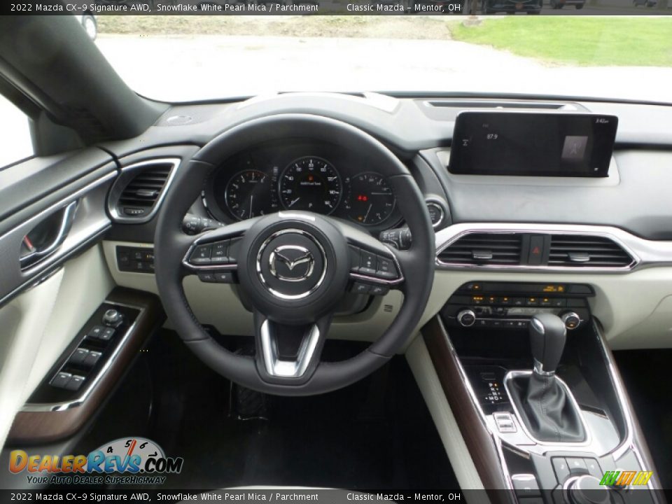 2022 Mazda CX-9 Signature AWD Steering Wheel Photo #4