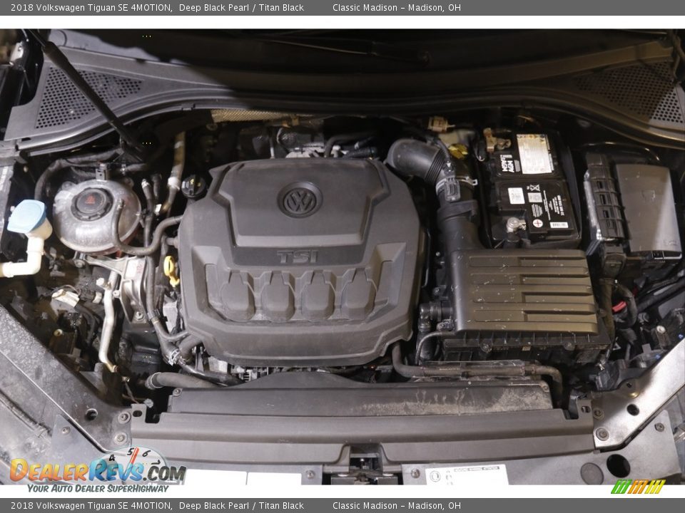 2018 Volkswagen Tiguan SE 4MOTION Deep Black Pearl / Titan Black Photo #18