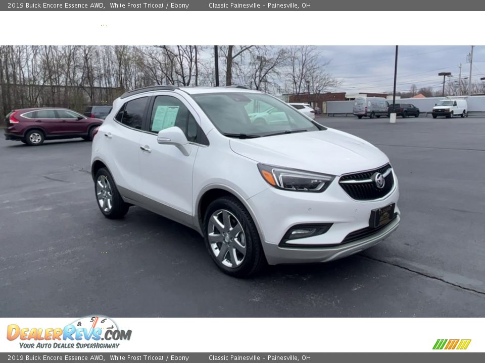 2019 Buick Encore Essence AWD White Frost Tricoat / Ebony Photo #2