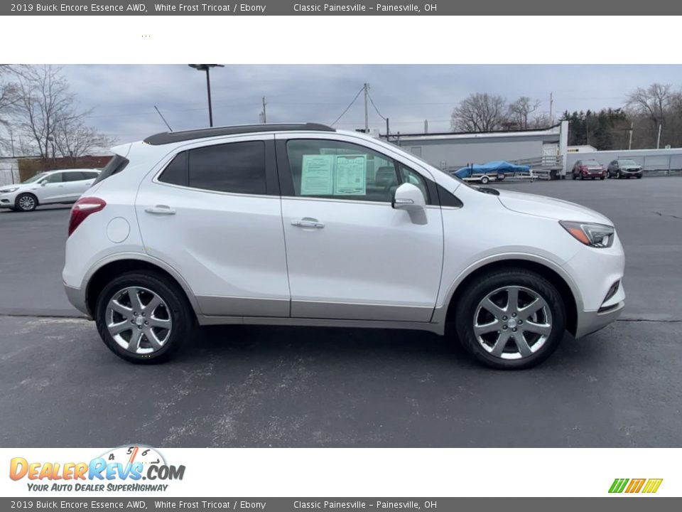 2019 Buick Encore Essence AWD White Frost Tricoat / Ebony Photo #9