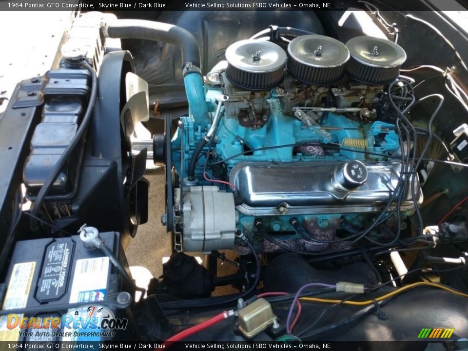 1964 Pontiac GTO Convertible 389 cid V8 Engine Photo #20