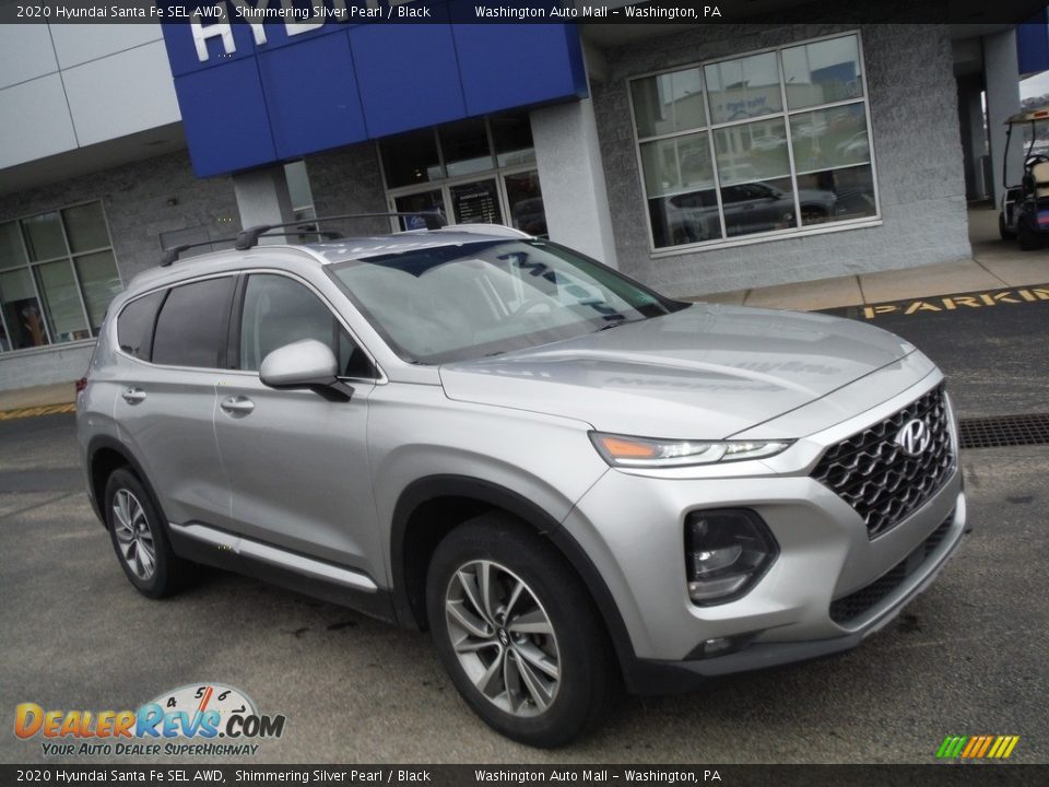 2020 Hyundai Santa Fe SEL AWD Shimmering Silver Pearl / Black Photo #1