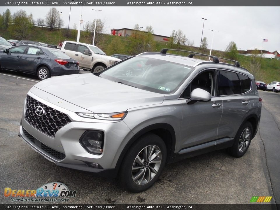 2020 Hyundai Santa Fe SEL AWD Shimmering Silver Pearl / Black Photo #5