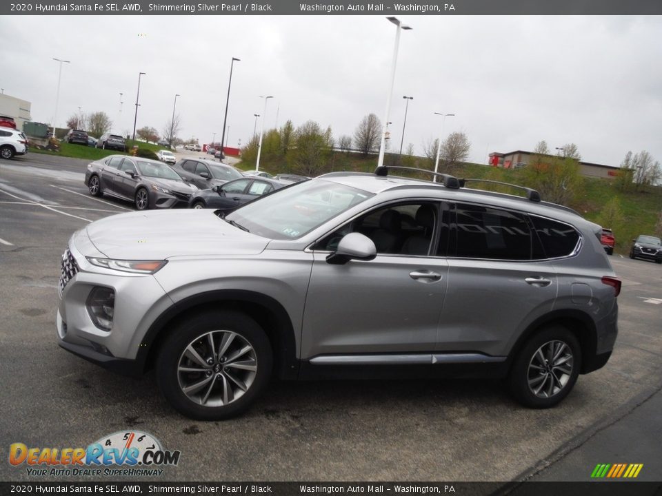 2020 Hyundai Santa Fe SEL AWD Shimmering Silver Pearl / Black Photo #6