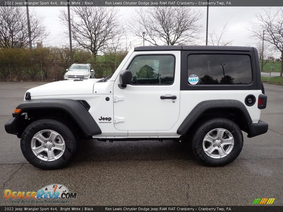 Bright White 2022 Jeep Wrangler Sport 4x4 Photo #2