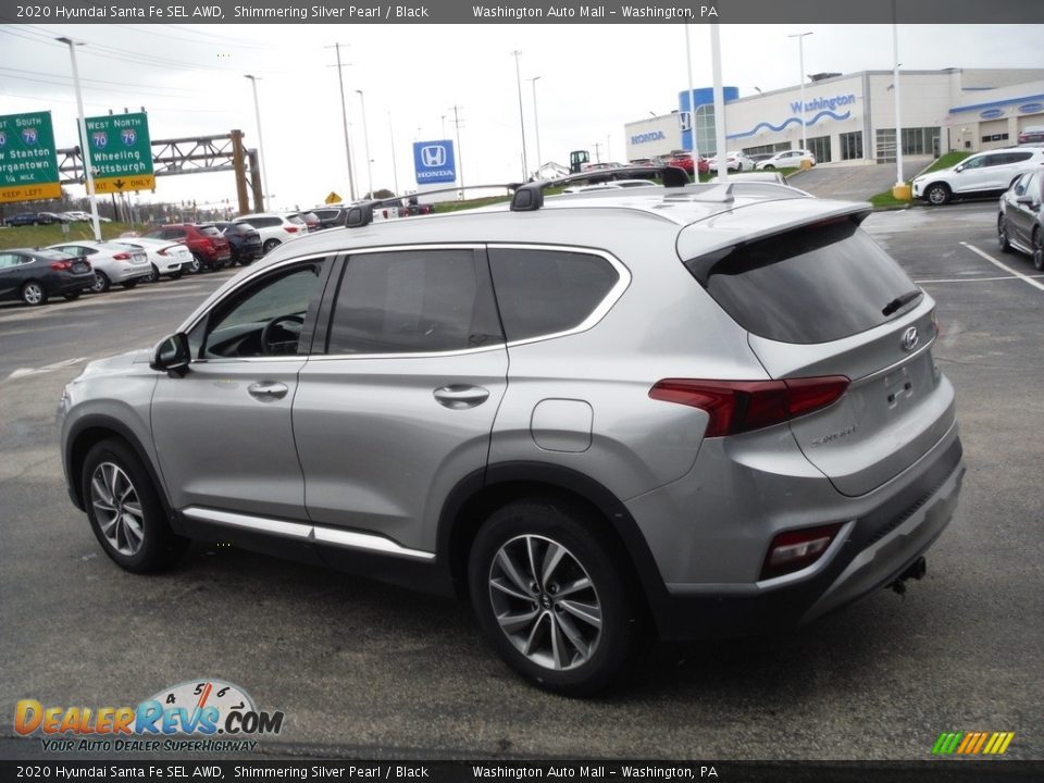 2020 Hyundai Santa Fe SEL AWD Shimmering Silver Pearl / Black Photo #7