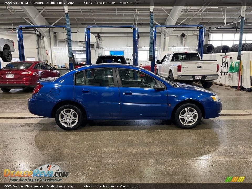 2005 Saturn ION 2 Sedan Pacific Blue / Gray Photo #4