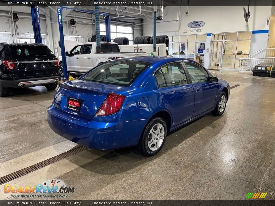 2005 Saturn ION 2 Sedan Pacific Blue / Gray Photo #5