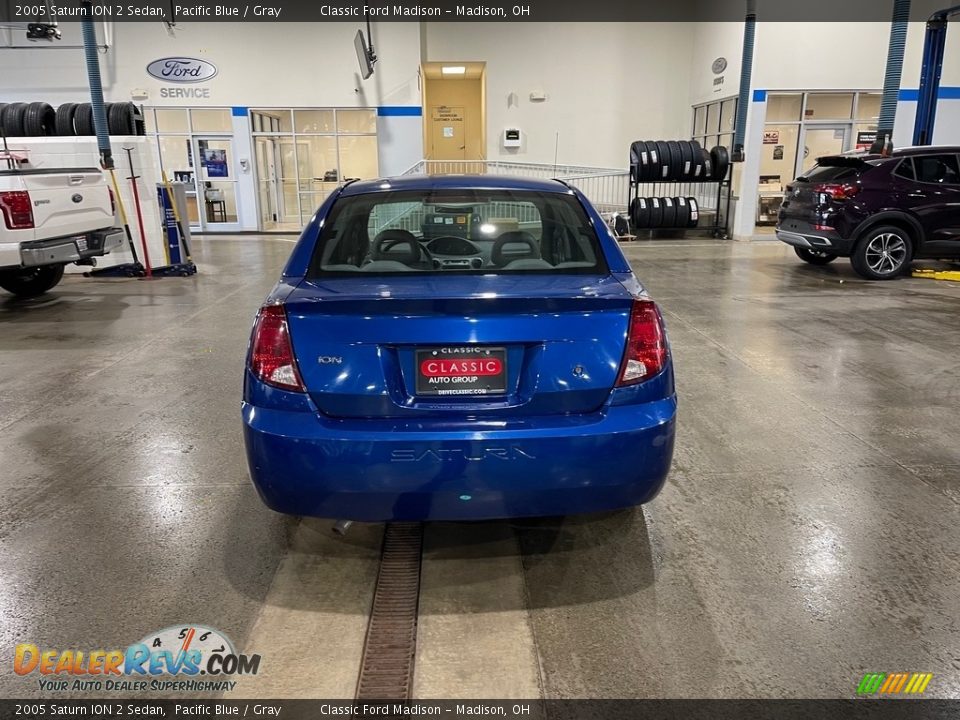 2005 Saturn ION 2 Sedan Pacific Blue / Gray Photo #6