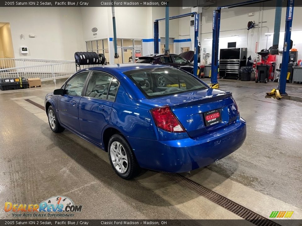 2005 Saturn ION 2 Sedan Pacific Blue / Gray Photo #7