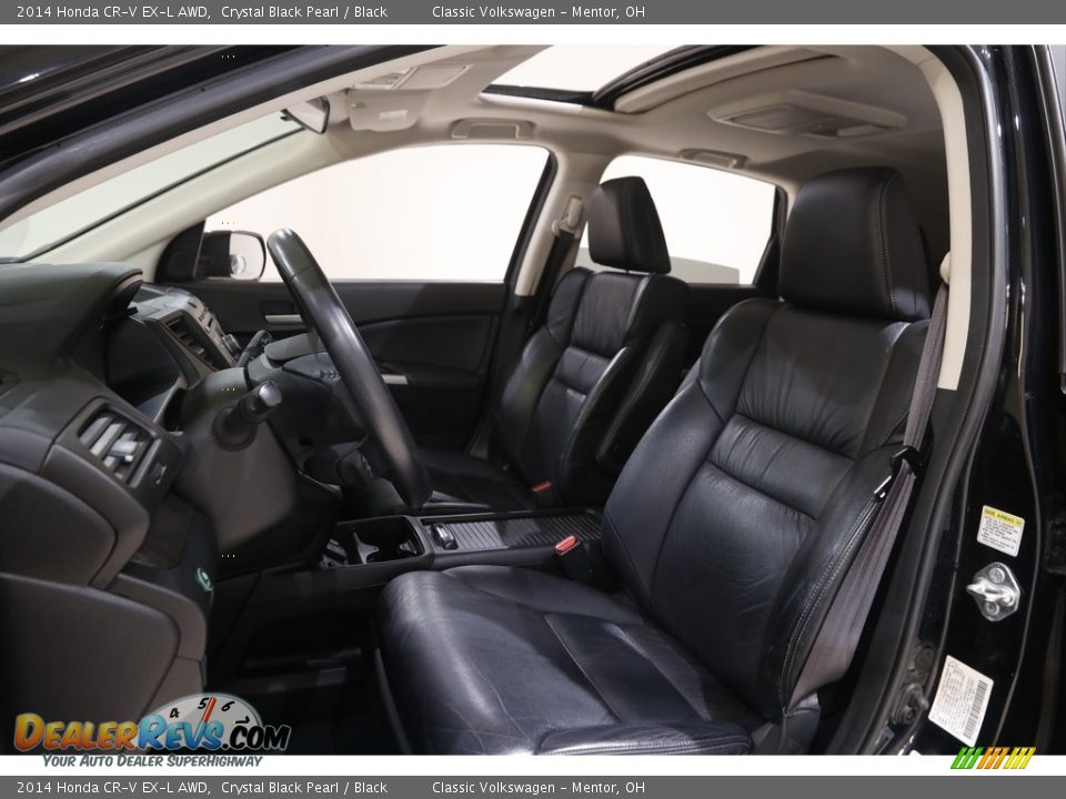 2014 Honda CR-V EX-L AWD Crystal Black Pearl / Black Photo #5
