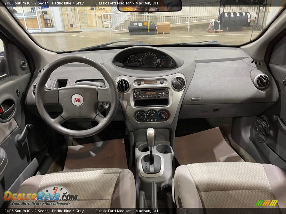 2005 Saturn ION 2 Sedan Pacific Blue / Gray Photo #10