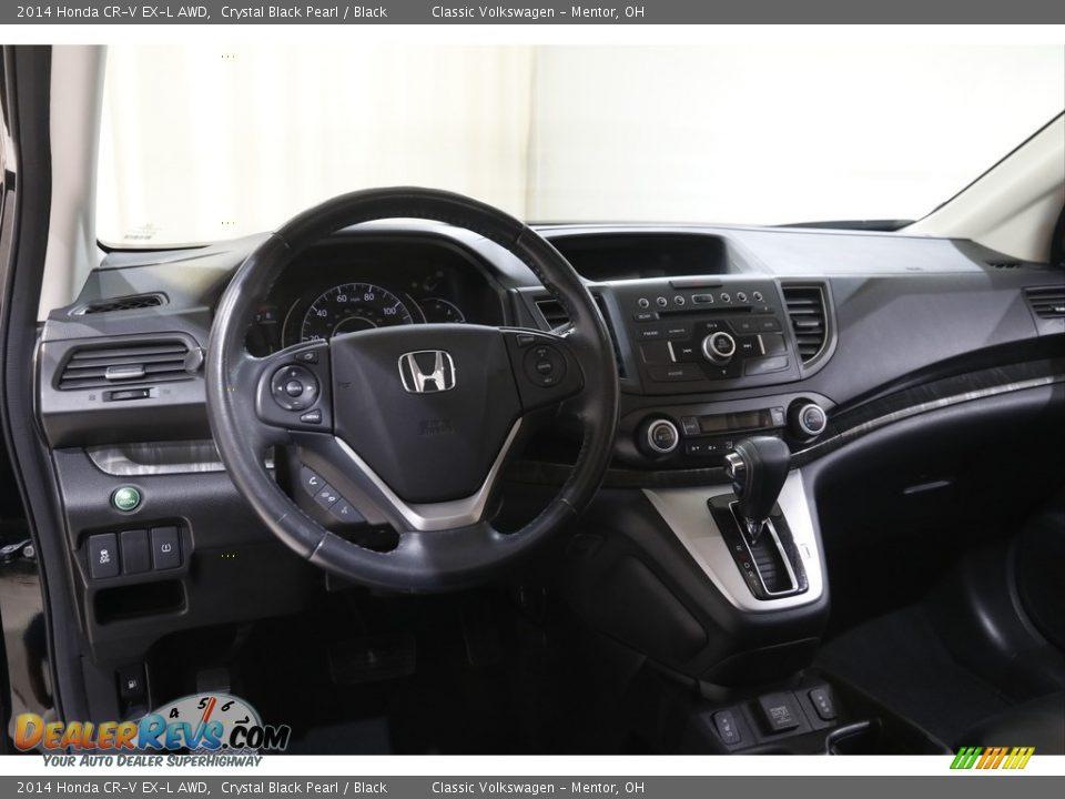 2014 Honda CR-V EX-L AWD Crystal Black Pearl / Black Photo #6