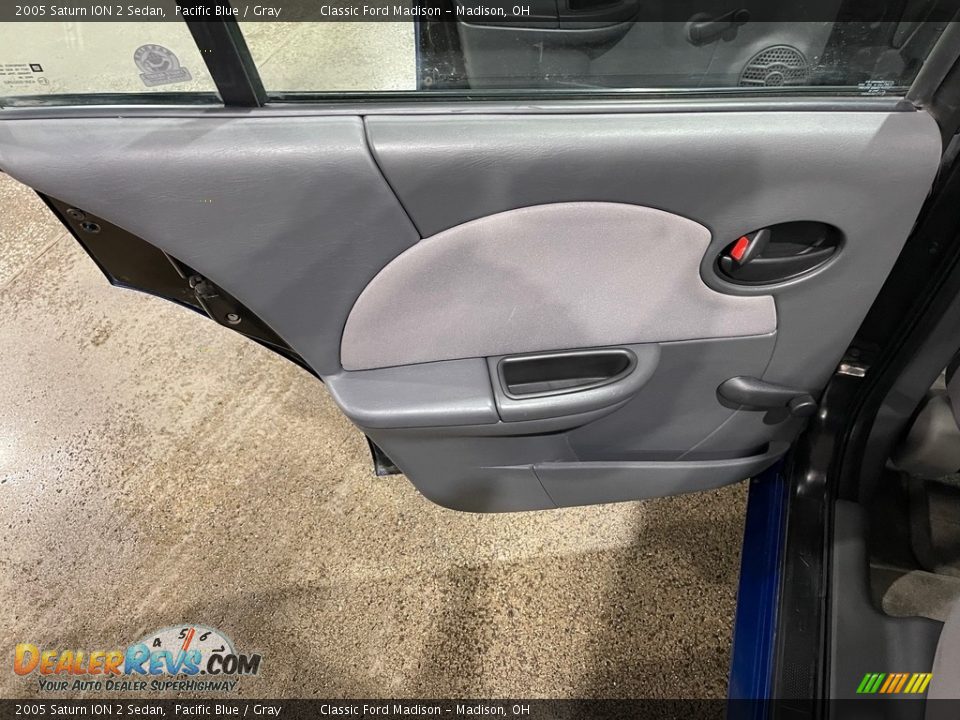 2005 Saturn ION 2 Sedan Pacific Blue / Gray Photo #14