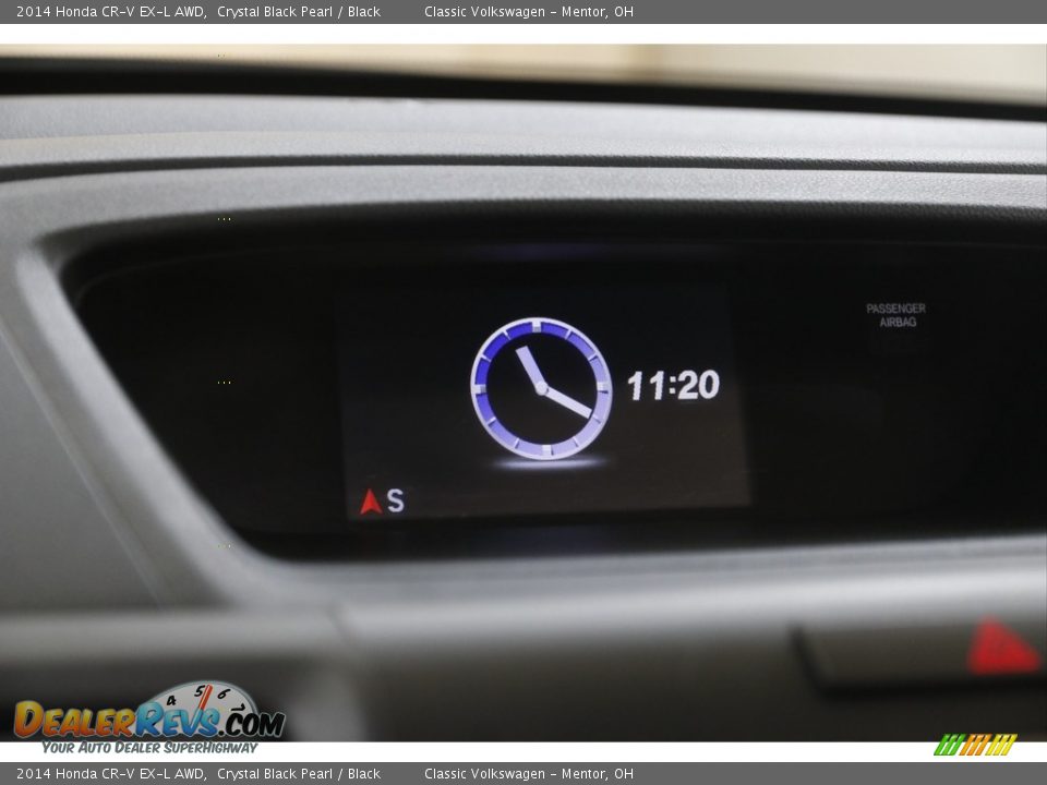 2014 Honda CR-V EX-L AWD Crystal Black Pearl / Black Photo #10