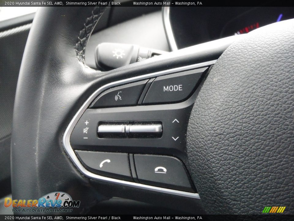 2020 Hyundai Santa Fe SEL AWD Shimmering Silver Pearl / Black Photo #27