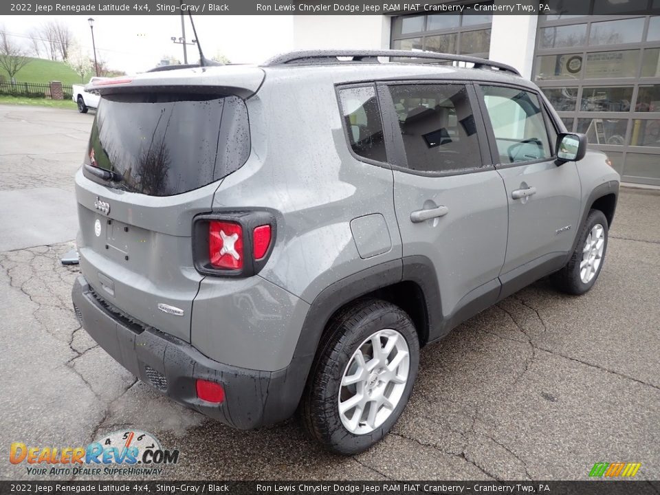 2022 Jeep Renegade Latitude 4x4 Sting-Gray / Black Photo #5