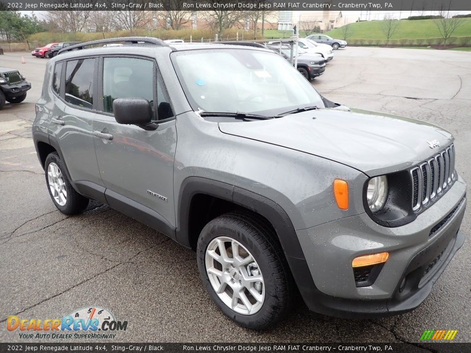 2022 Jeep Renegade Latitude 4x4 Sting-Gray / Black Photo #7