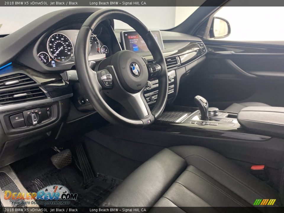 2018 BMW X5 xDrive50i Jet Black / Black Photo #15
