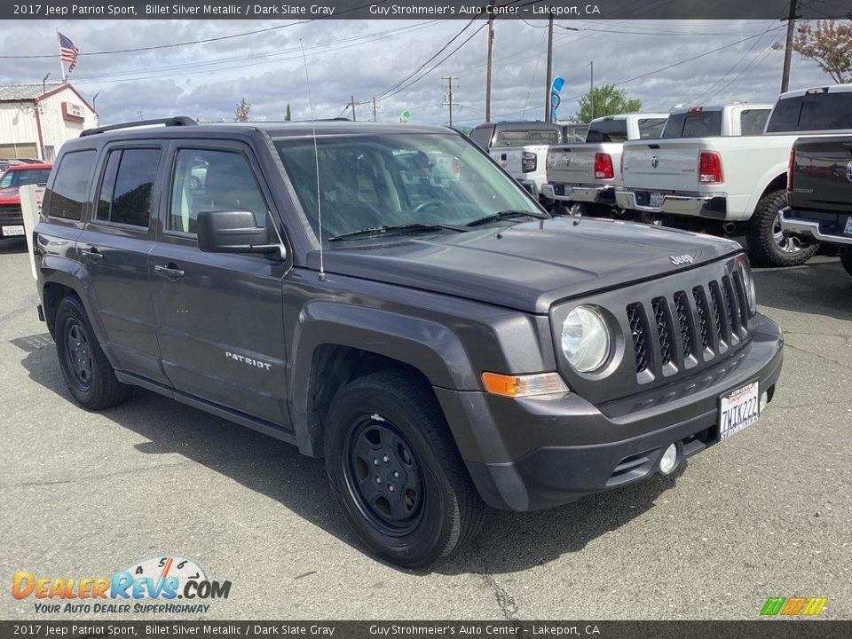 2017 Jeep Patriot Sport Billet Silver Metallic / Dark Slate Gray Photo #1