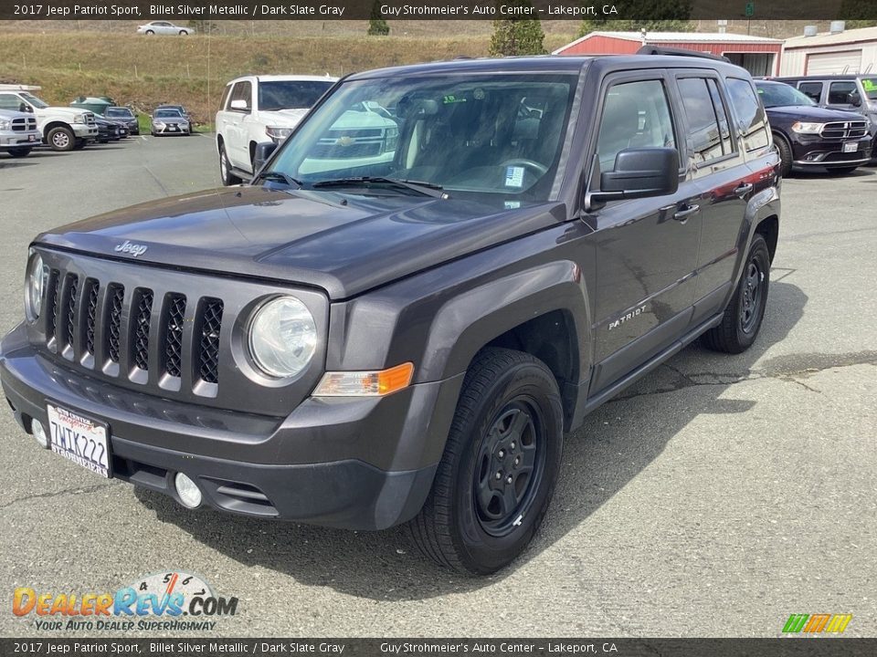 2017 Jeep Patriot Sport Billet Silver Metallic / Dark Slate Gray Photo #3