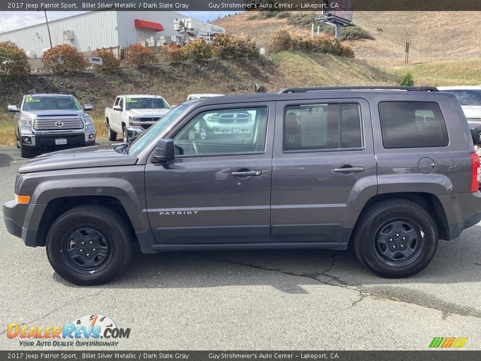 2017 Jeep Patriot Sport Billet Silver Metallic / Dark Slate Gray Photo #4