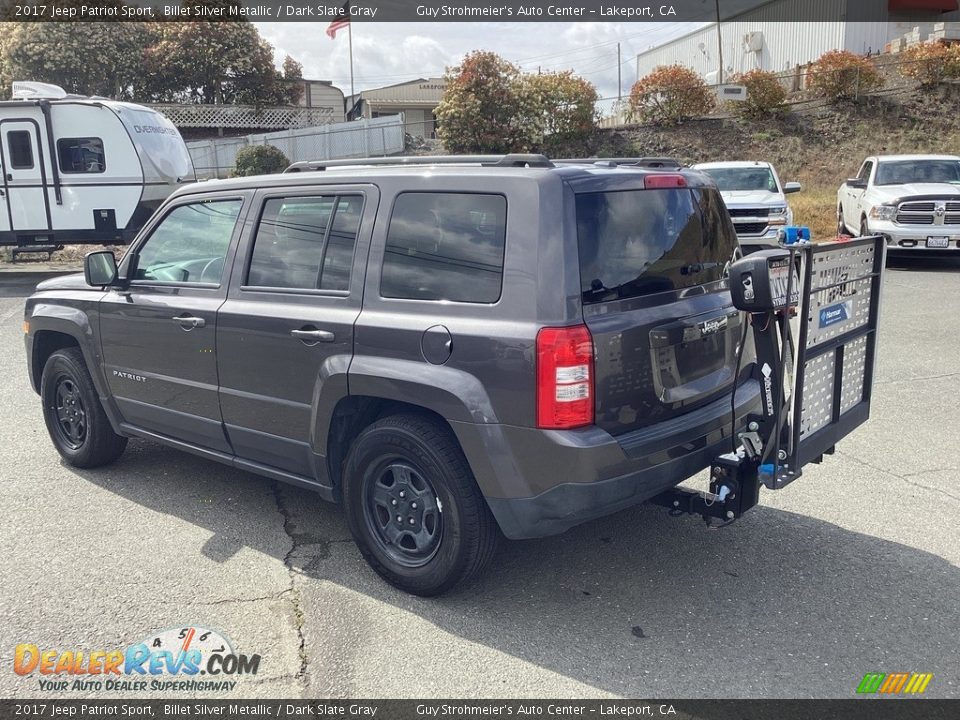 2017 Jeep Patriot Sport Billet Silver Metallic / Dark Slate Gray Photo #5