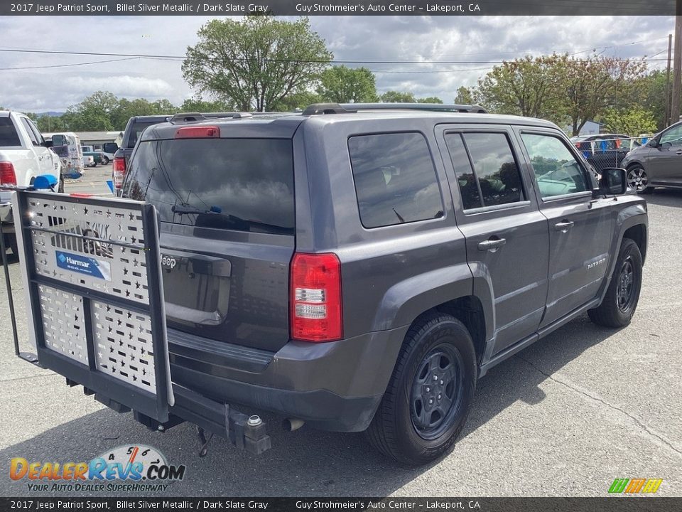 2017 Jeep Patriot Sport Billet Silver Metallic / Dark Slate Gray Photo #7