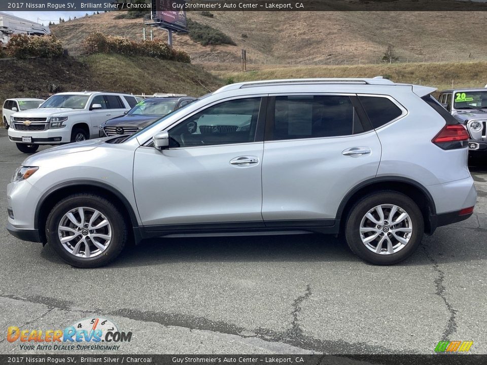 Brilliant Silver 2017 Nissan Rogue SV Photo #4