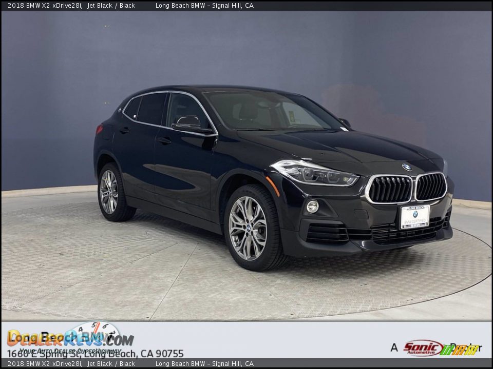 2018 BMW X2 xDrive28i Jet Black / Black Photo #1