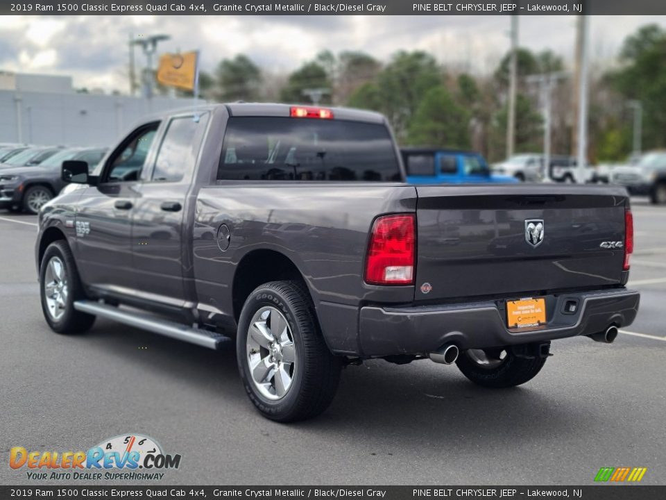 2019 Ram 1500 Classic Express Quad Cab 4x4 Granite Crystal Metallic / Black/Diesel Gray Photo #15