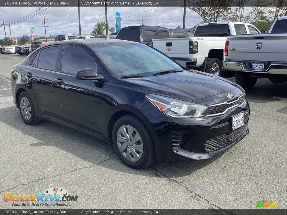 2020 Kia Rio S Aurora Black / Black Photo #1