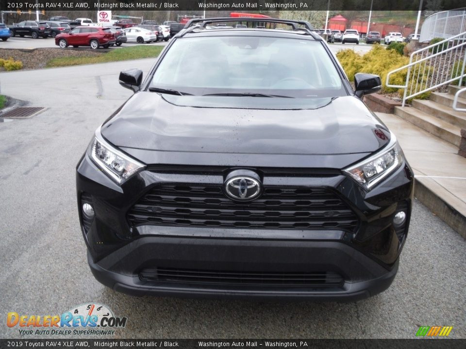 2019 Toyota RAV4 XLE AWD Midnight Black Metallic / Black Photo #14