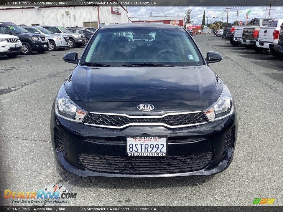 2020 Kia Rio S Aurora Black / Black Photo #2