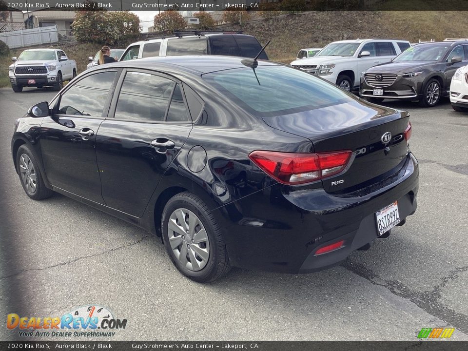 2020 Kia Rio S Aurora Black / Black Photo #5