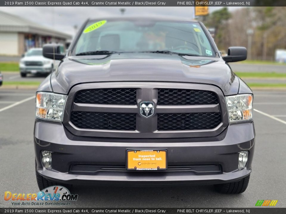 2019 Ram 1500 Classic Express Quad Cab 4x4 Granite Crystal Metallic / Black/Diesel Gray Photo #21