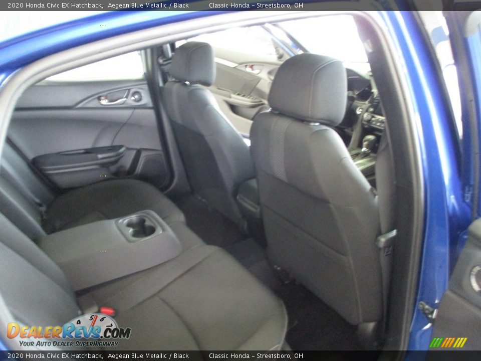 2020 Honda Civic EX Hatchback Aegean Blue Metallic / Black Photo #19