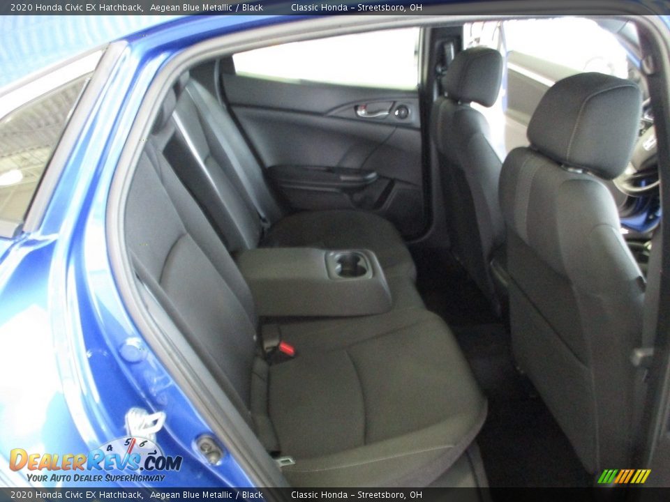 2020 Honda Civic EX Hatchback Aegean Blue Metallic / Black Photo #20