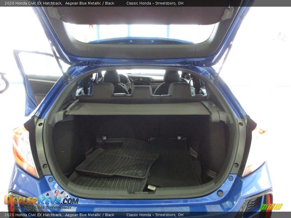 2020 Honda Civic EX Hatchback Aegean Blue Metallic / Black Photo #21