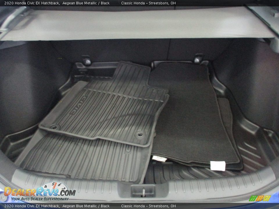 2020 Honda Civic EX Hatchback Aegean Blue Metallic / Black Photo #22