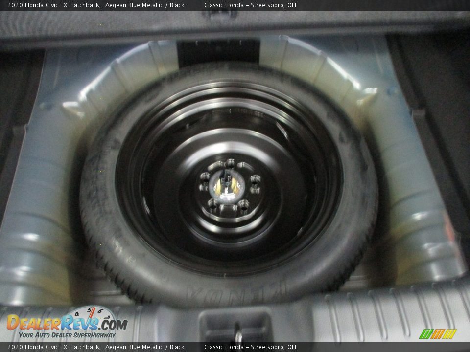 2020 Honda Civic EX Hatchback Aegean Blue Metallic / Black Photo #23