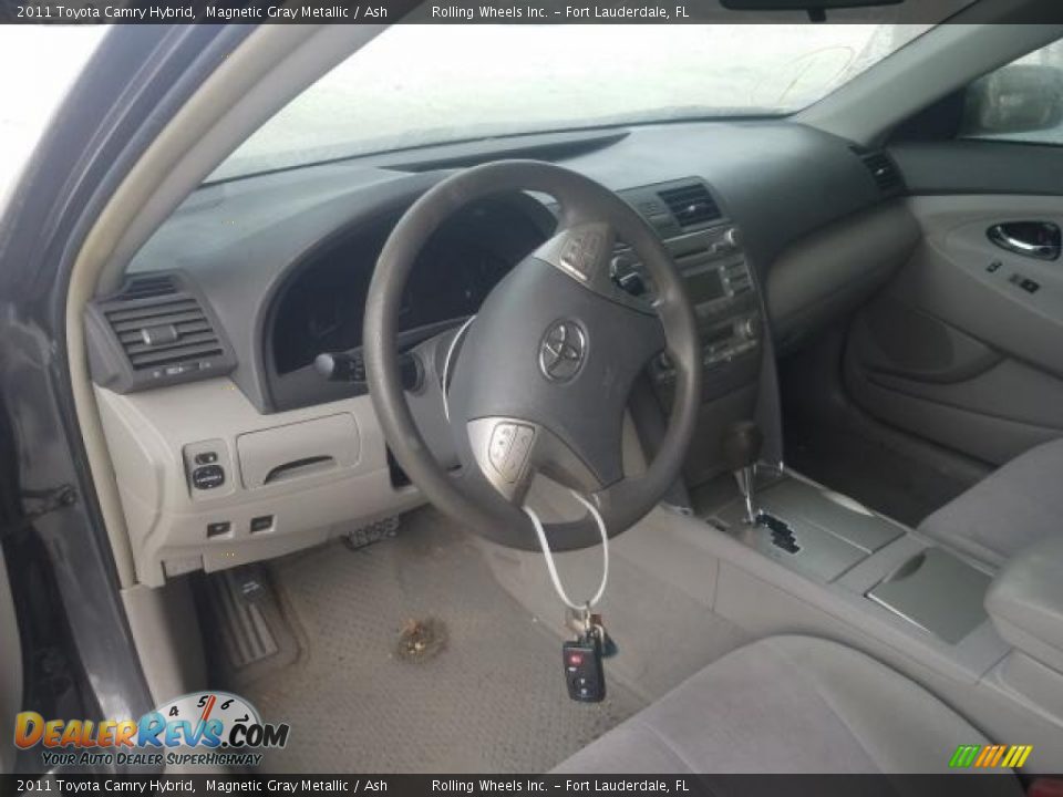 2011 Toyota Camry Hybrid Magnetic Gray Metallic / Ash Photo #6