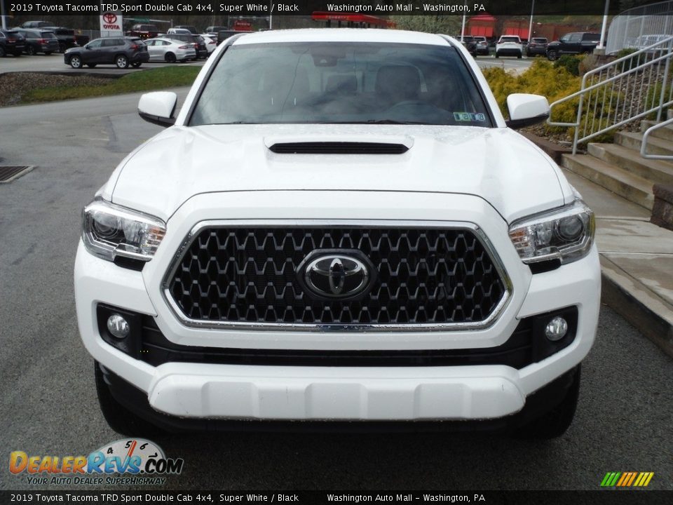 2019 Toyota Tacoma TRD Sport Double Cab 4x4 Super White / Black Photo #15