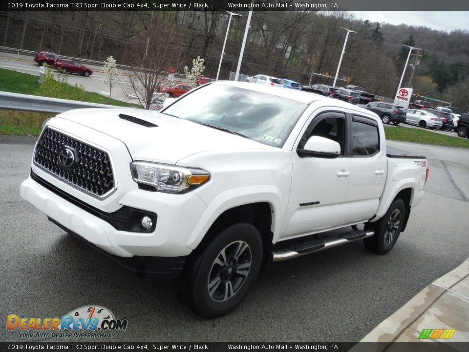 2019 Toyota Tacoma TRD Sport Double Cab 4x4 Super White / Black Photo #16