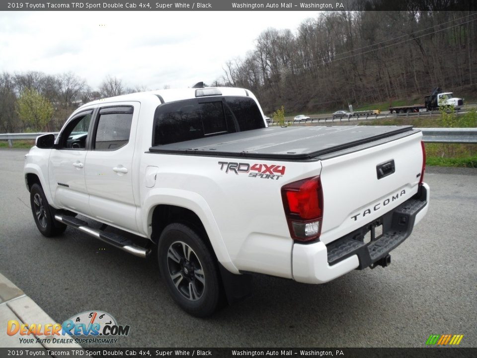 2019 Toyota Tacoma TRD Sport Double Cab 4x4 Super White / Black Photo #18